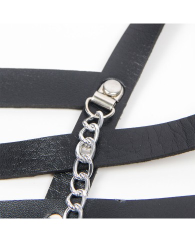 SUBBLIME ARNES FORMA CORSET DETALLE CADENAS TALLA UNICA SUBBLIME ARNES FORMA CORSET DETALLE CADENAS TALLA UNICA