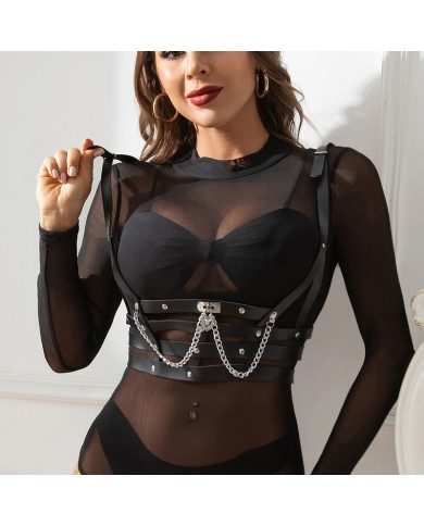 SUBBLIME ARNES FORMA CORSET DETALLE CADENAS TALLA UNICA SUBBLIME ARNES FORMA CORSET DETALLE CADENAS TALLA UNICA