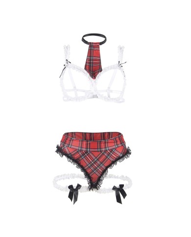 SUBBLIME DISFRAZ DE COLEGIALA SEXY CON SUJETADOR L XL SUBBLIME DISFRAZ DE COLEGIALA SEXY CON SUJETADOR L XL