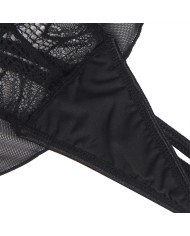 SUBBLIME TEDDY CUELLO HALTER ESPALDA DESCUBIERTA ENCAJE NEGRO S M