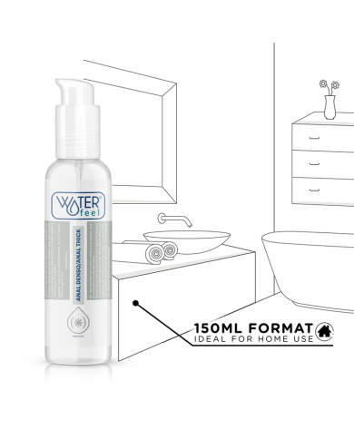 WATERFEEL LUBRICANTE ANAL 150 ML WATERFEEL LUBRICANTE ANAL 150 ML