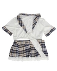 SUBBLIME DISFRAZ DE COLEGIALA SEXY TOP Y FALDA S M
