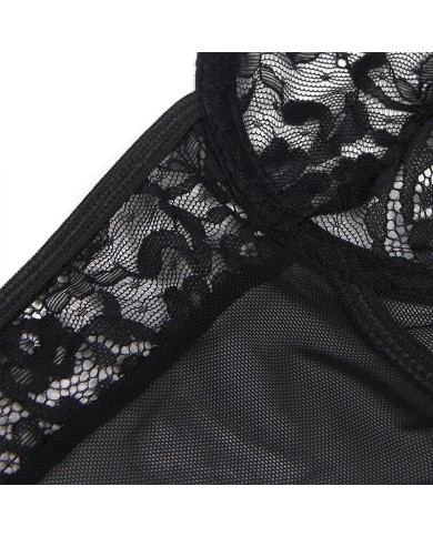 SUBBLIME TEDDY CON LIGA DETALLE ENCAJES Y TIRAS NEGRO S M