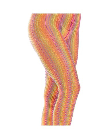 LEG AVENUE MEDIAS DE CROCHET MULTICOLOR LEG AVENUE MEDIAS DE CROCHET MULTICOLOR