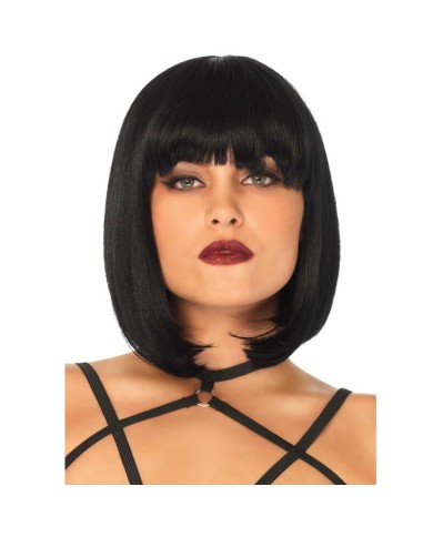 LEG AVENUE PELUCA CORTA DE CORTE BOB NATURAL NEGRO LEG AVENUE PELUCA CORTA DE CORTE BOB NATURAL NEGRO