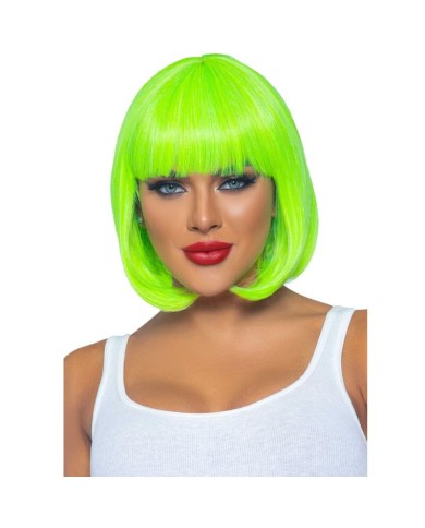 LEG AVENUE PELUCA BOB FLUORESCENTE VERDE NEON LEG AVENUE PELUCA BOB FLUORESCENTE VERDE NEON