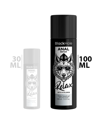 BLACK HOLE ANAL REPAIR BASE AGUA RELAX CON HYALURON 100 ML BLACK HOLE ANAL REPAIR BASE AGUA RELAX CON HYALURON 100 ML