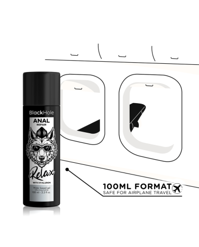 BLACK HOLE ANAL REPAIR BASE AGUA RELAX CON HYALURON 100 ML BLACK HOLE ANAL REPAIR BASE AGUA RELAX CON HYALURON 100 ML