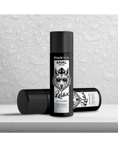 BLACK HOLE ANAL REPAIR BASE AGUA RELAX CON HYALURON 30 ML BLACK HOLE ANAL REPAIR BASE AGUA RELAX CON HYALURON 30 ML