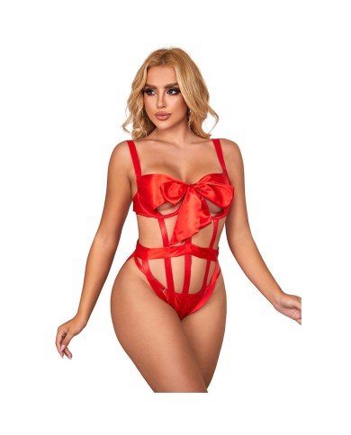 SUBBLIME 954468 BODY SEXY CALADO CON LAZO ROJO S M SUBBLIME 954468 BODY SEXY CALADO CON LAZO ROJO S M
