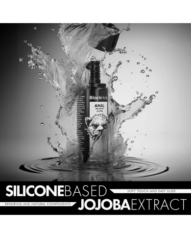 BLACK HOLE ANAL RELAXING CON JOJOBA BASE SILICONA 100 ML BLACK HOLE ANAL RELAXING CON JOJOBA BASE SILICONA 100 ML