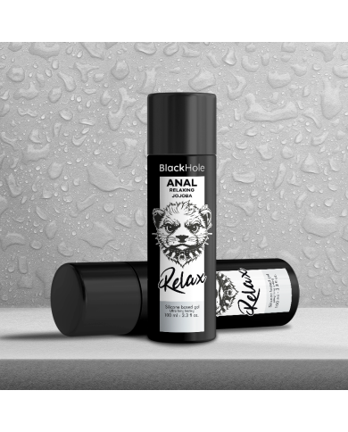 BLACK HOLE ANAL RELAXING CON JOJOBA BASE SILICONA 100 ML BLACK HOLE ANAL RELAXING CON JOJOBA BASE SILICONA 100 ML