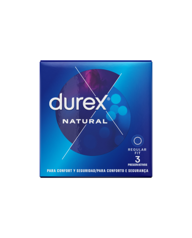 DUREX NATURAL CLASSIC 3 UNIDADES