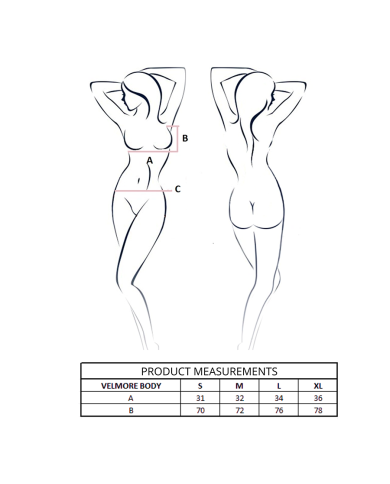 PASSION VELMORE BODY NEGRO S M PASSION VELMORE BODY NEGRO S M