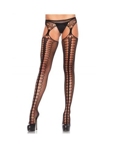 LEG AVENUE MEDIAS CON LIGUERO EXCLUSIVE NEGRO LEG AVENUE MEDIAS CON LIGUERO EXCLUSIVE NEGRO