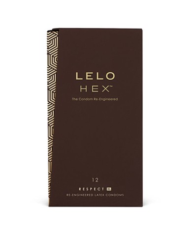 LELO HEX PRESERVATIVO RESPECT XL 12 PACK