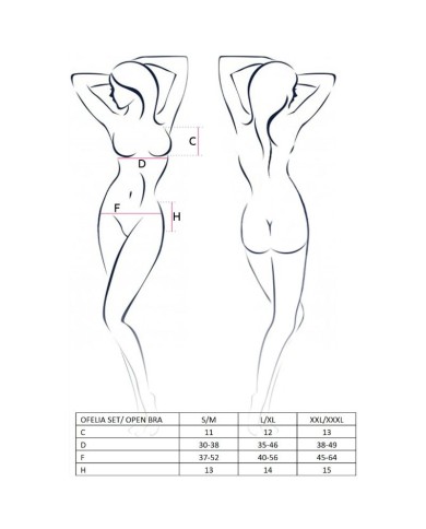 PASSION WOMAN OFELIA SET TALLA S M PASSION WOMAN OFELIA SET TALLA S M