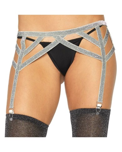 LEG AVENUE LIGUERO LUREX PLATEADO TALLA UNICA LEG AVENUE LIGUERO LUREX PLATEADO TALLA UNICA
