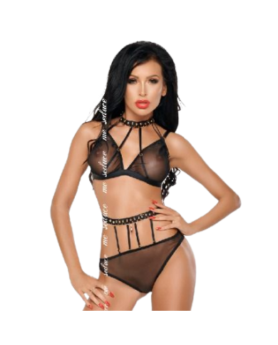 ME SEDUCE DOTTY SET DOS PIEZAS NEGRO S M ME SEDUCE DOTTY SET DOS PIEZAS NEGRO S M