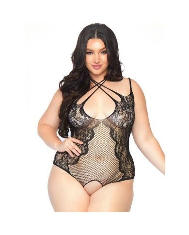 LEG AVENUE TEDDY CON ABERTURA 1X 2X LEG AVENUE TEDDY CON ABERTURA 1X 2X