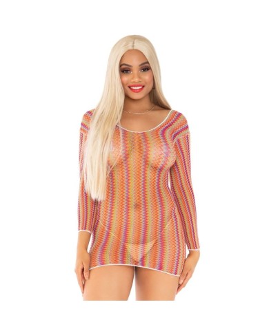 LEG AVENUE VESTIDO CORTO MULTICOLOR TALLA UNICA LEG AVENUE VESTIDO CORTO MULTICOLOR TALLA UNICA