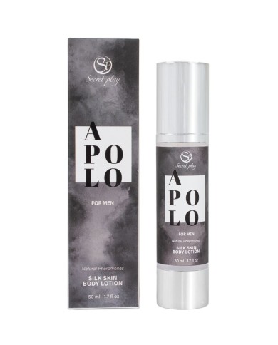 SECRETPLAY APOLO LOCION PIEL DE SEDA PARA HOMBRES 50 ML SECRETPLAY APOLO LOCION PIEL DE SEDA PARA HOMBRES 50 ML
