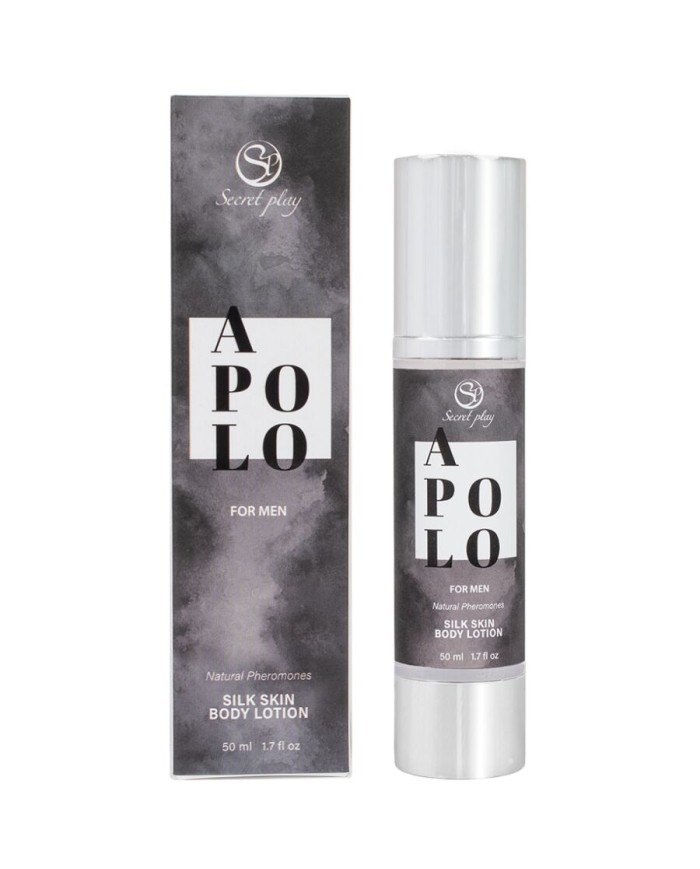 SECRETPLAY APOLO LOCION PIEL DE SEDA PARA HOMBRES 50 ML SECRETPLAY APOLO LOCION PIEL DE SEDA PARA HOMBRES 50 ML