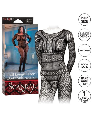 CALEXOTICS LACE BODY SUIT TALLA PLUS CALEXOTICS LACE BODY SUIT TALLA PLUS