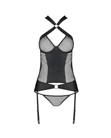 PASSION AMANDA CORSET CUERO ECOLOGICO L XL