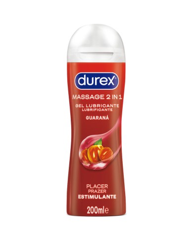 DUREX GEL LUBRICANTE DE MASAJE ESTIMULANTE GUARANA 200 ML DUREX GEL LUBRICANTE DE MASAJE ESTIMULANTE GUARANA 200 ML