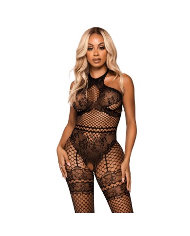 LEG AVENUE BODYSTOCKING CUELLO HALTER TALLA UNICA NEGRO LEG AVENUE BODYSTOCKING CUELLO HALTER TALLA UNICA NEGRO