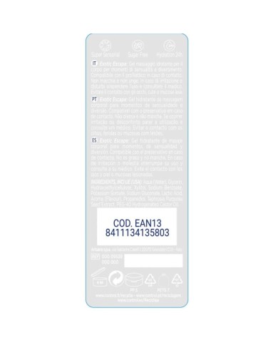 CONTROL 2 EN 1 MASSAGE PLEASURE EXOTIC 200 ML