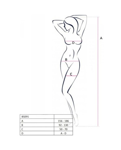 PASSION BS095 BODYSTOCKING ROJO TALLA UNICA PASSION BS095 BODYSTOCKING ROJO TALLA UNICA
