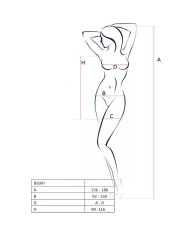 PASSION BS097 BODYSTOCKING NEGRO TALLA UNICA