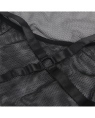 SUBBLIME VESTIDO TRANSPARENTE CUELLO HALTER NEGRO S M