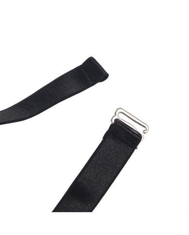 SUBBLIME VESTIDO TRANSPARENTE CUELLO HALTER NEGRO S M