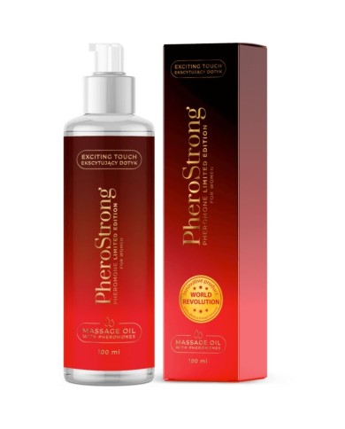 PHEROSTRONG ACEITE DE MASAJE LIMITED EDITION PARA MUJER 100 ML PHEROSTRONG ACEITE DE MASAJE LIMITED EDITION PARA MUJER 100 ML