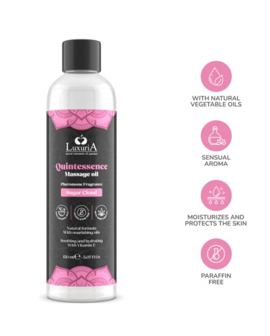 INTIMATELINE LUXURIA ACEITE DE MASAJES NUBE DE AZUCAR 150 ML INTIMATELINE LUXURIA ACEITE DE MASAJES NUBE DE AZUCAR 150 ML