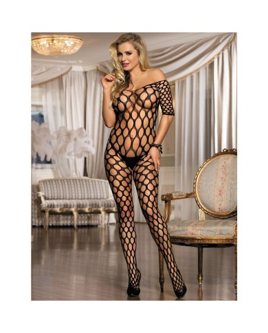 SUBBLIME 951719 BODYSTOCKING DE REJILLA HOMBROS DESCUBIERTOS NEGRO TALLA UNICA SUBBLIME 951719 BODYSTOCKING DE REJILLA HOMBROS DESCUBIERTOS NEGRO TALLA UNICA