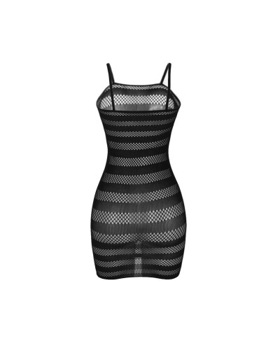 SUBBLIME 951733 VESTIDO DE REJILLA CON FRANJAS NEGRO TALLA UNICA SUBBLIME 951733 VESTIDO DE REJILLA CON FRANJAS NEGRO TALLA UNICA