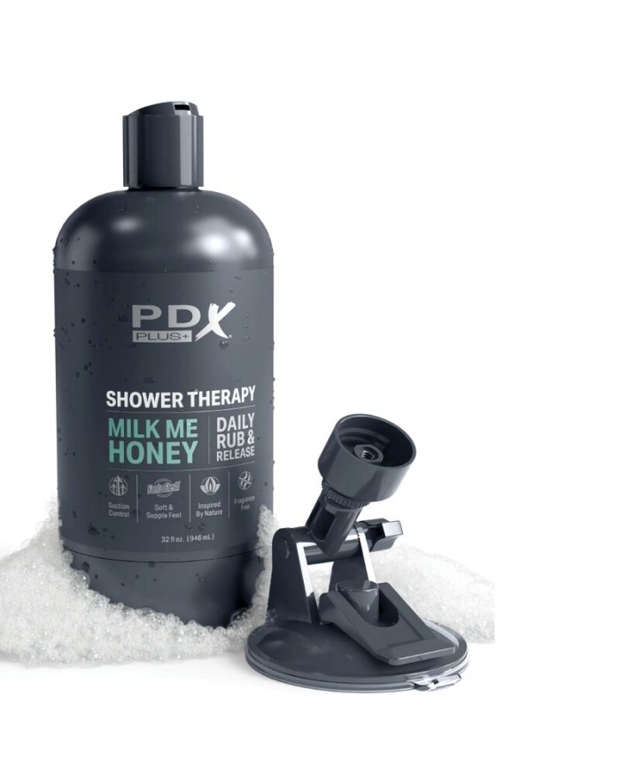 PDX PLUS MASTURBADOR STROKER DISENO DISCRETO DE BOTE CHAMPU MILK ME HONEY