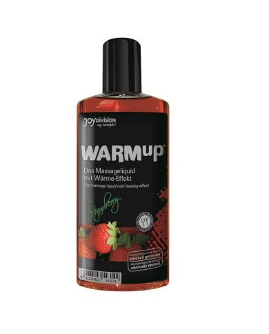 JOYDIVISION WARMUP ACEITE DE MASAJE EFECTO CALOR FRESA 150ML JOYDIVISION WARMUP ACEITE DE MASAJE EFECTO CALOR FRESA 150ML