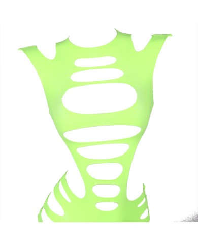 SUBBLIME 952280 VESTIDO DE REJILLA ELASTICO MANGA LARGA VERDE TALLA UNICA SUBBLIME 952280 VESTIDO DE REJILLA ELASTICO MANGA LARGA VERDE TALLA UNICA