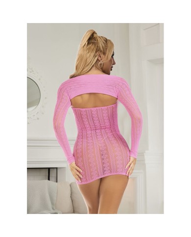 SUBBLIME 952471 VESTIDO DE REJILLA ROSA TALLA UNICA SUBBLIME 952471 VESTIDO DE REJILLA ROSA TALLA UNICA