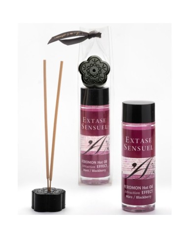 EXTASE SENSUAL ACEITE MASAJE EFECTO CALOR CON FEROMONAS MORA 100 ML EXTASE SENSUAL ACEITE MASAJE EFECTO CALOR CON FEROMONAS MORA 100 ML