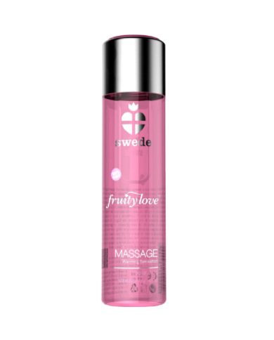 SWEDE FRUITY LOVE ACEITE EFECTO CALOR FRESAS CON CHAMPAGNE 120 ML SWEDE FRUITY LOVE ACEITE EFECTO CALOR FRESAS CON CHAMPAGNE 120 ML