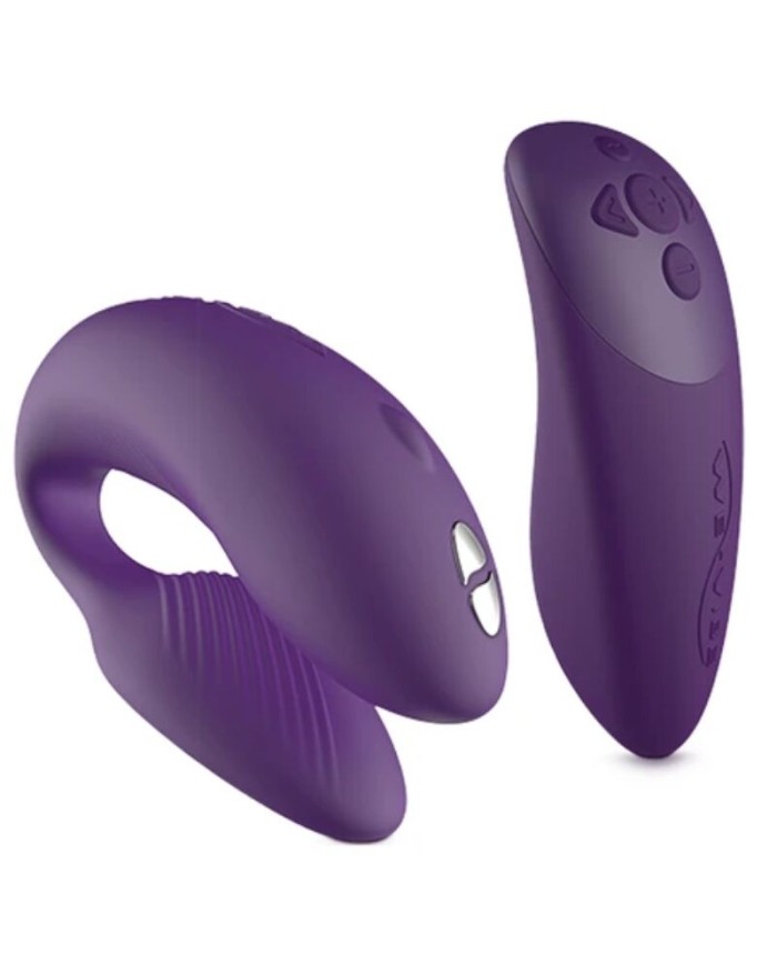 WE VIBE CHORUS VIBRADOR PAREJAS CON CONTROL SQUEEZE LILA