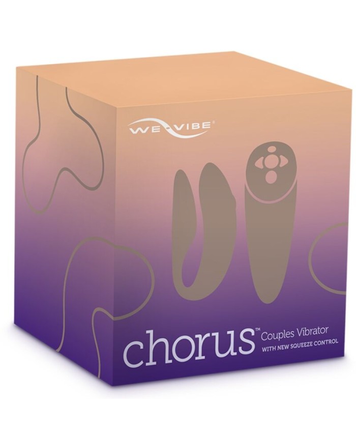 WE VIBE CHORUS VIBRADOR PAREJAS CON CONTROL SQUEEZE LILA