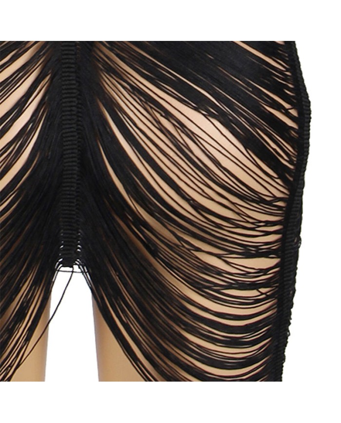 SUBBLIME 954222 VESTIDO DE TIRAS TANGA NEGRO S M