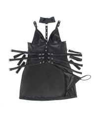 SUBBLIME 954406 VESTIDO BONDAGE DE CUERO NEGRO S M SUBBLIME 954406 VESTIDO BONDAGE DE CUERO NEGRO S M